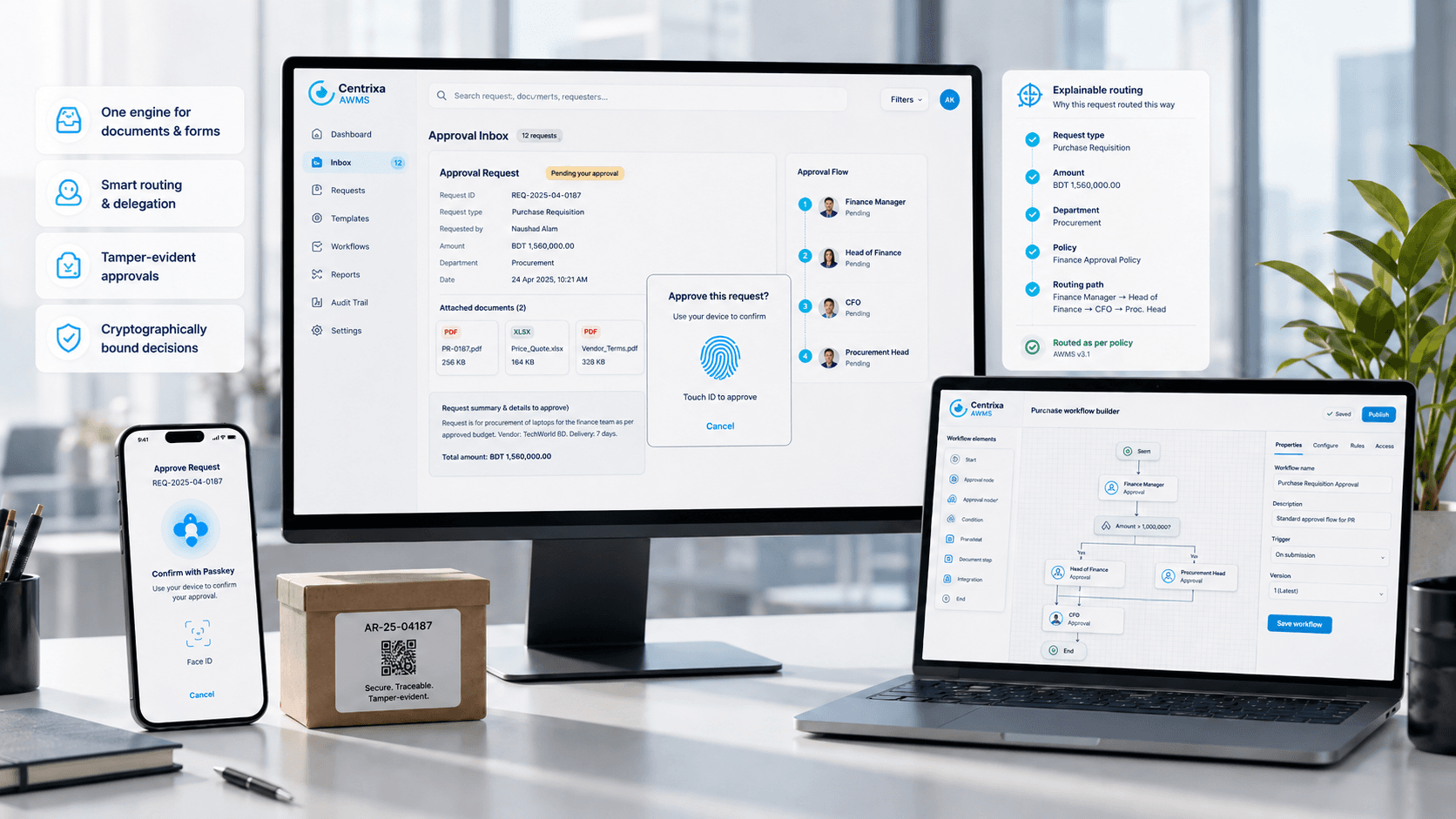 Centrixa AWMS — product overview